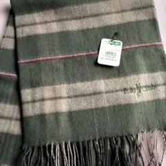 Polo Club マフラー ウール100%（カシミヤ混）　新品　刺繍ロゴ