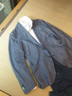 リングジャケット★SartoriaRingテーラードジャケット綿素材ヘリンボーンのサムネイル