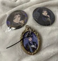 ツイステ ジェイド 缶バッジ ストラップ