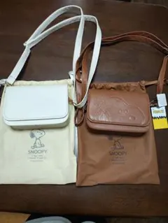スヌーピー ショルダーバッグ 2色セット