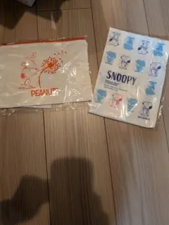 SNOOPY PEANUTS アオキ　ポーチ　てぬぐいのサムネイル