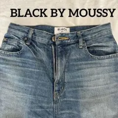BLACK BY MOUSSY ジーンズ ハイウエスト　ルーズ　デニム　マウジー