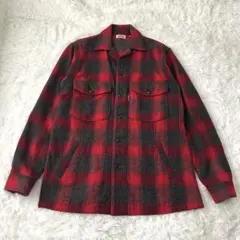 ハリウッドランチマーケット チェックシャツ XL 赤×グレー シャツジャケットのサムネイル