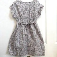 Lycee mine 120cm コットン 花柄 ワンピースのサムネイル