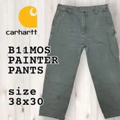 ヒゲ有 カーハート ペインターパンツB11MOS メキシコ製USA企画38x30