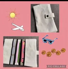 マルチケース　お薬手帳ケース　通帳ケース　母子手帳ケース　カード