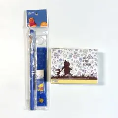 くまのプーさん 文房具セット＋第一生命 非売品メモ帳 新品未使用　ディズニー