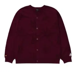 (美品)HUF×FR2 ハフ×エフアール2カーディガン　レッド 美品)HUF×FR2 ハフ×エフアール2カーディガン レッド HUFと＃FR2が