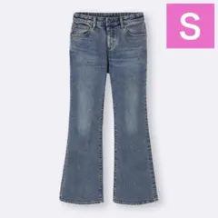 GU☆スリムフレアジーンズ⭐︎65 BLUE Sサイズ