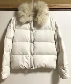 リアルファー 付き　高級 ダウンジャケット