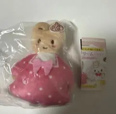 サンリオ　マスコットぬいぐるみ ホイップクリームデザイン マロンクリーム　ガチャ