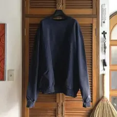 ビンテージ Champion 前V スウェット ネイビー 00s 古着