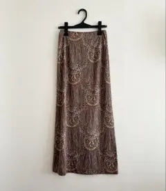 古着　ロングスカート ペイズリー柄