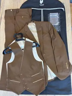 【ニム】ワタベウェディング　ブラウンタキシード　Barbieコラボ　茶色 ニム】ワタベウェディング ブラウンタキシード Barbieコラボ 茶色 ニム