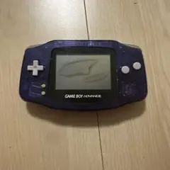 ゲームボーイアドバンス クリアパープル