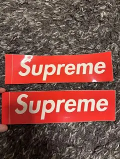 Supreme ステッカー 2枚セット - メルカリ