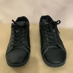 ブラック スニーカー 合成皮革　未使用に近い　フォーマル用