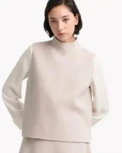 美品♡theory luxe♡カシミヤノースリーブ ハイネック トップス
