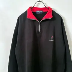 ポロベア RalphLauren ラルフローレン ハーフジップスウェット 美品