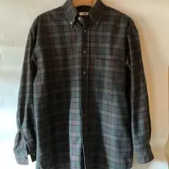 名品　UNIQLO U ツイルオーバーサイズチェックシャツ　Sサイズ