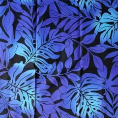 黒地☆グラデーション・モンステラ他★ハワイアン