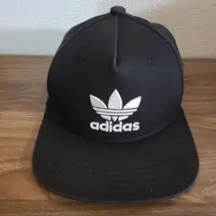 adidas トレフォイルロゴ キャップ ブラック