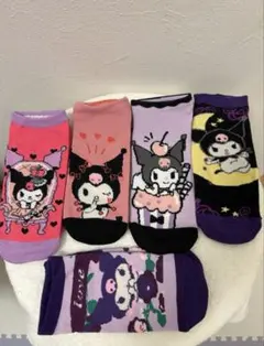 可愛いソックス5足セットサイズ約21cmから23cm子供おすすめ