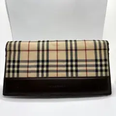 未使用✨バーバリー　長財布　型押し　サフィアーノ　ノバチェック　ダークブラウン 楽天市場】【新品未使用品】【財布】BURBERRY バーバリー