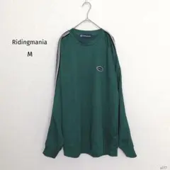 ライディングマニア|プルオーバー スウェット【M】ライン ジャージ ユニセックス