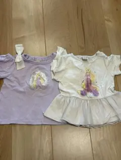 petit main ラプンツェル Tシャツ 90cm 2枚セット
