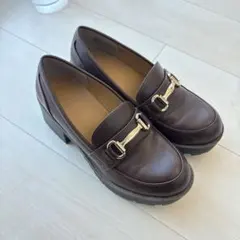 【値下げ】ABC-MARTビット付きブラウンローファーM23.5〜24センチ