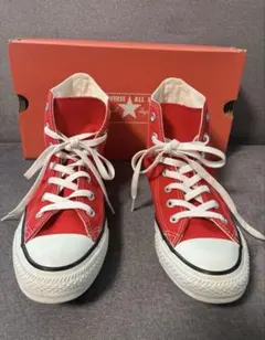 コンバースALLSTARスニーカーハイカット赤　24.5cm