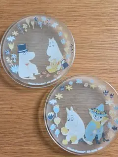 ムーミン ガラスプレート 2枚セット Moominのサムネイル
