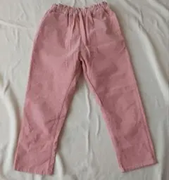 ムージョンジョン ピンク ハート型ポケット ロングパンツ 120cm