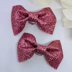 キッズヘアゴム　リボン３６