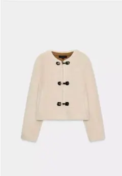 ZARA フェイクファージャケット XS