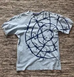 JUNYA WATANABE MAN 有刺鉄線プリント Tシャツ Lのサムネイル