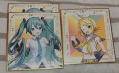 初音ミク 鏡音リン 色紙