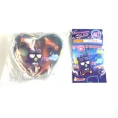 サンリオ ハッピーくじ  ナイトプール  バッドばつ丸  ポーチ&キーホルダー