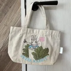 ピーターラビット　刺繍　頒布トートバッグ