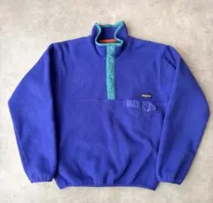 80s パタゴニア フリース Sサイズ USA製 シンチラ スナップT