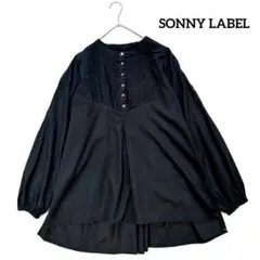 SONNY LABEL サニーレーベル ピンタックギャザーチュニックブラウス F