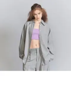 【最終価格 新品】ユナイテッドアローズ パンチング シャツ シャツジャケットのサムネイル