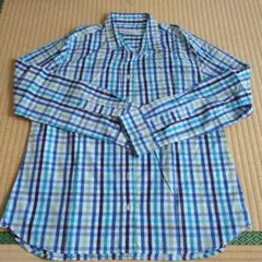 ★【美品】Clear Impression 長袖チェックシャツ　サイズ3