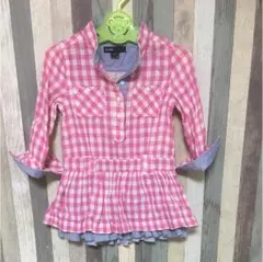babyGapギンガムチェックワンピ 80  美品