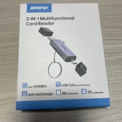 BENFEI 2-IN-1 マルチカードリーダー USB-C/A
