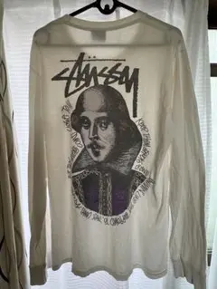Stussy シェイクスピア 長袖カットソー ホワイト Sのサムネイル