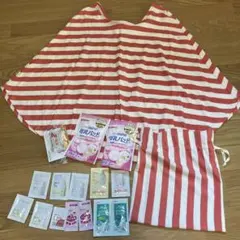 2WAYMilk tea授乳ケープ＆ポンチョ ポーチ 授乳パット サンプル他