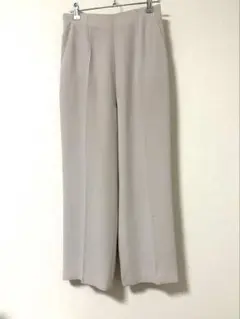 【BABYLONE】ベージュ ワイドパンツ