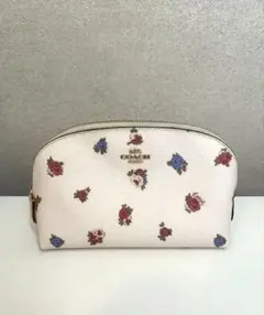 【coach】花柄ポーチ